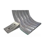 Cement mill liner plates with classifying profile