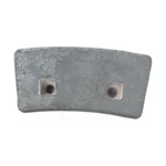 Ball mill grate plate with discharge slots