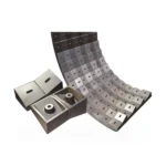 Ball mill end liner and trunnion liner with bolts