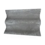 Rod mill liner plate with wave profile